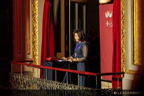 Lily Chang bei ihrem Amtsantritt in Wien